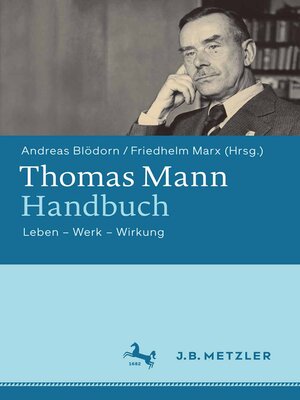cover image of Thomas Mann-Handbuch